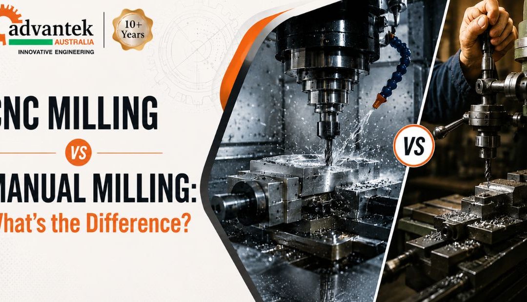 CNC Milling vs Manual Milling: What’s the Difference?